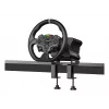Conjunto Moza Racing R5, volante + pedais, PC, com fios, preto, alumínio, couro, aço, alumínio, couro