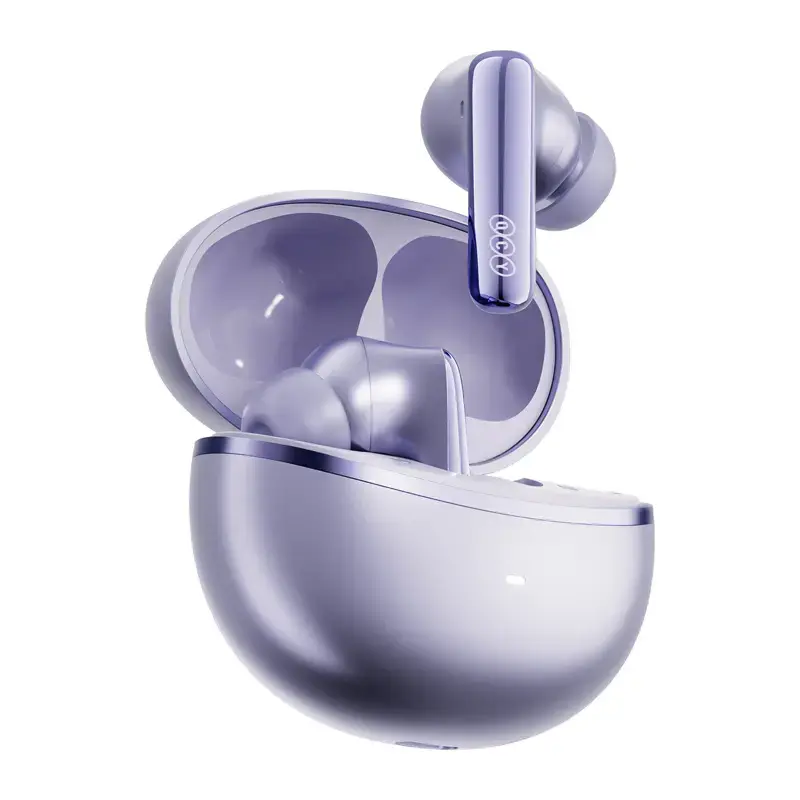 Auscultadores TWS QCY MeloBuds N70 – auscultadores True Wireless, roxo