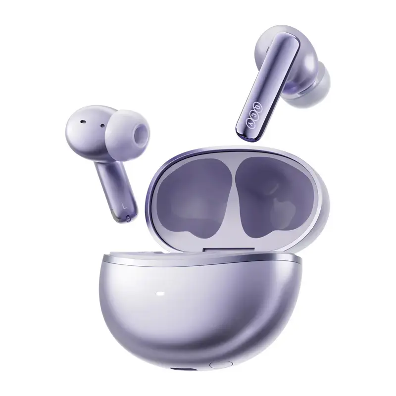 Auscultadores TWS QCY MeloBuds N70 – auscultadores True Wireless, roxo