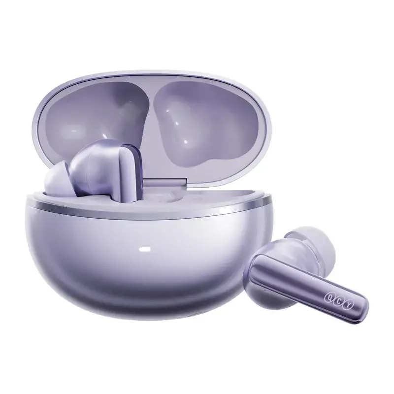 Auscultadores TWS QCY MeloBuds N70 – auscultadores True Wireless, roxo