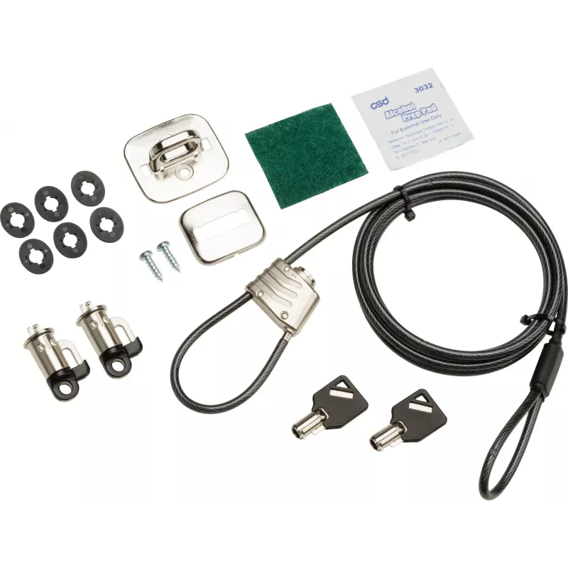 HP Business PC Security Lock v3 Kit preto fechadura com chave para PC