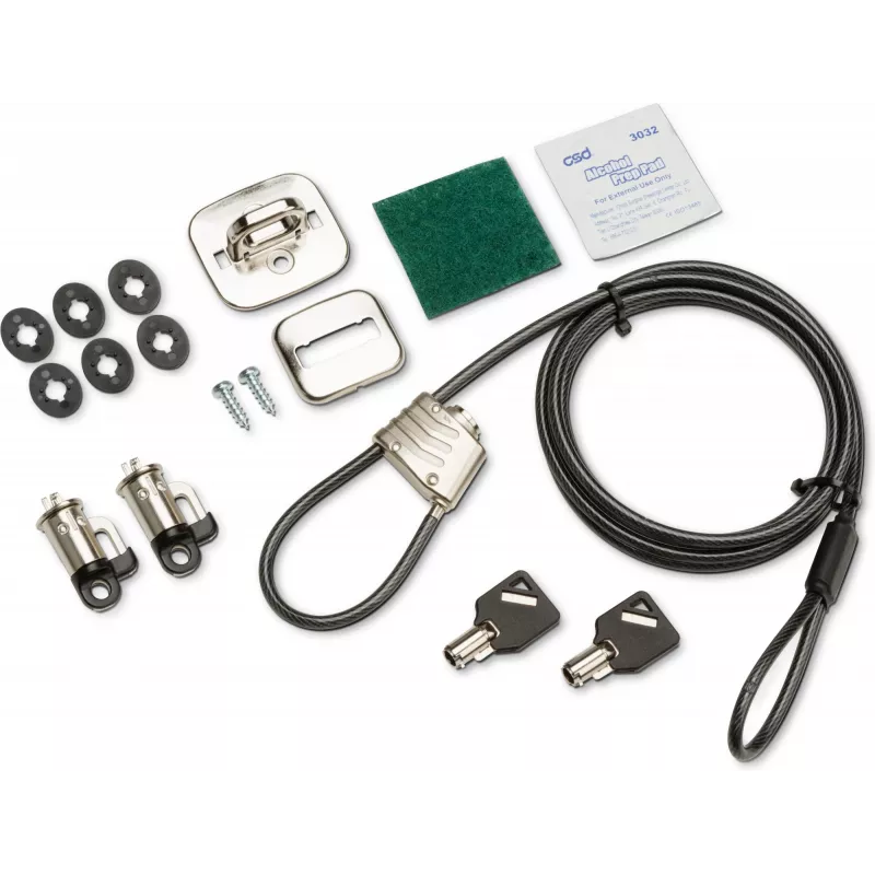 HP Business PC Security Lock v3 Kit preto fechadura com chave para PC