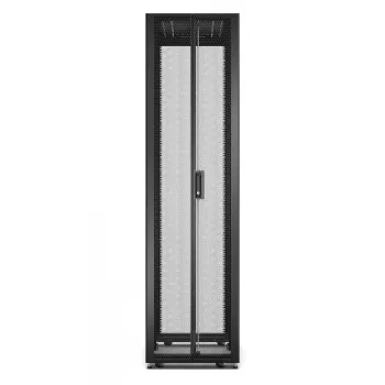 APC Easy Rack, 48U, preto, com teto, rodas, pés, 4 suportes e base, sem painéis laterais, 2258H x 600B x 1000T mm