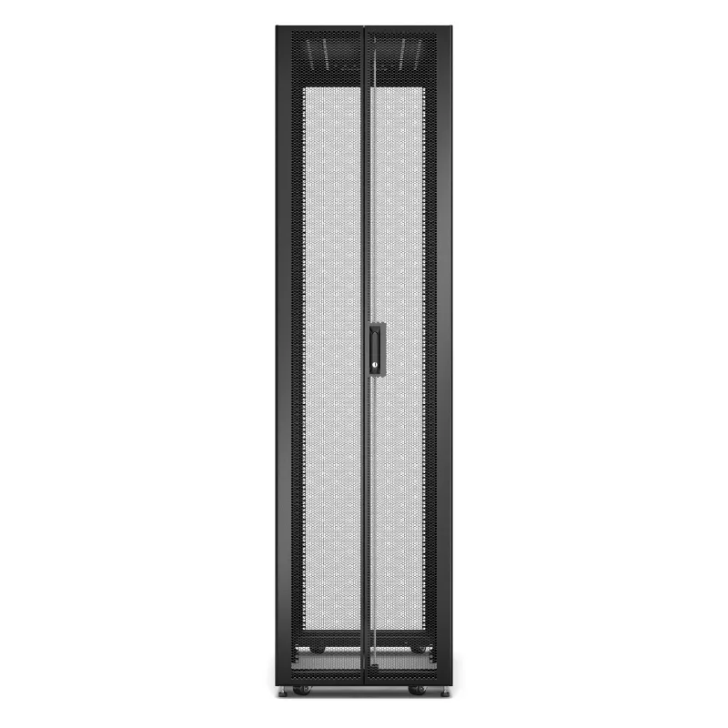 APC Easy Rack ER6800 armário de rede, 48U, 19", 600 x 1000 mm, com tejadilho, rodízios, pés, 4 suportes, com base, sem painéis laterais, preto