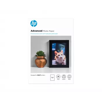 Papel fotográfico brilhante HP Advanced 250 g/m2 10 x 15 cm (101 x 152 mm) 25 folhas