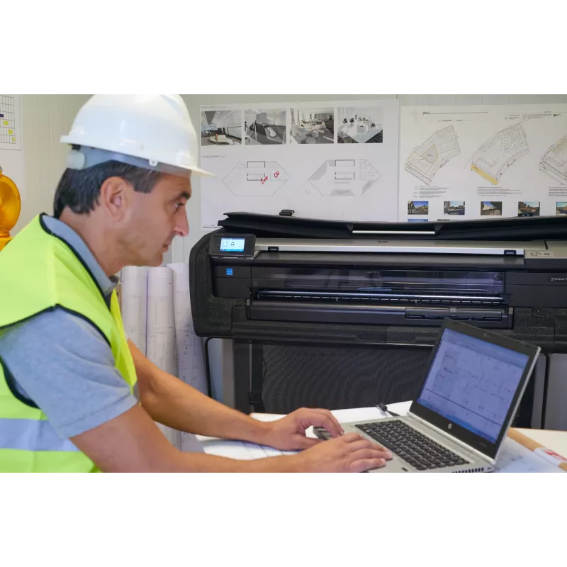 Impressora multifunções HP Designjet T830 24 polegadas