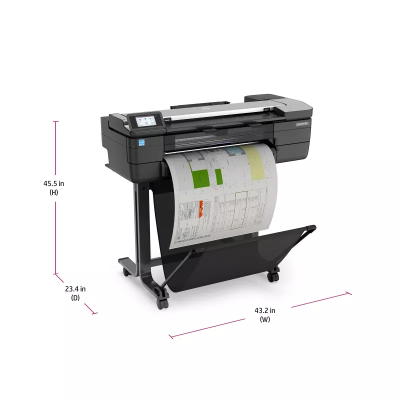Impressora multifunções HP Designjet T830 24 polegadas