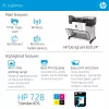 Impressora multifunções HP Designjet T830 24 polegadas