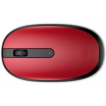 Rato Bluetooth HP 240 Empire Red, ambidestro, ótico, Bluetooth, 1600 DPI, vermelho