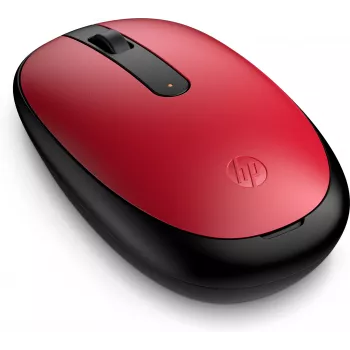 Rato Bluetooth HP 240 Empire Red, ambidestro, ótico, Bluetooth, 1600 DPI, vermelho