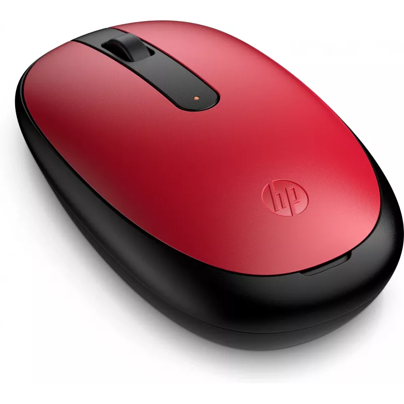 Rato Bluetooth HP 240 Empire Red, ambidestro, ótico, Bluetooth, 1600 DPI, vermelho