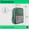Mochila casual HP Campus verde Backpack verde cinzento poliéster