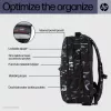 Mochila de lazer HP Campus XL Marble Stone mochila preto cinzento