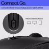 Rato sem fios recarregável HP 695, ambidestro, Bluetooth, 4000 DPI, preto