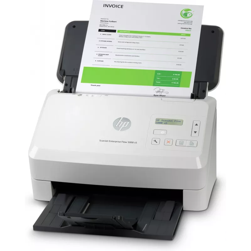 Scanner de alimentação por folhas HP Scanjet Enterprise Flow 5000 s5 600 x 600 DPI A4 branco