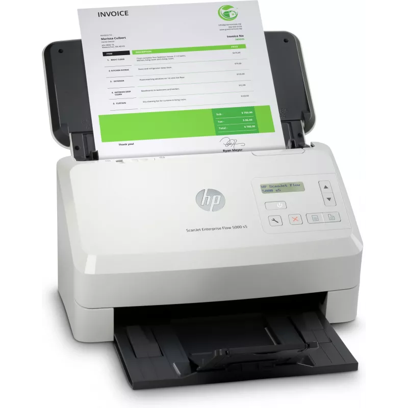 Scanner de alimentação por folhas HP Scanjet Enterprise Flow 5000 s5 600 x 600 DPI A4 branco