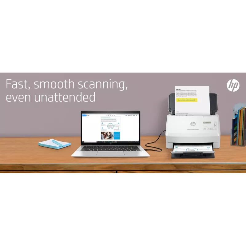Scanner de alimentação por folhas HP Scanjet Enterprise Flow 5000 s5 600 x 600 DPI A4 branco
