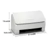 Scanner de alimentação por folhas HP Scanjet Enterprise Flow 5000 s5 600 x 600 DPI A4 branco