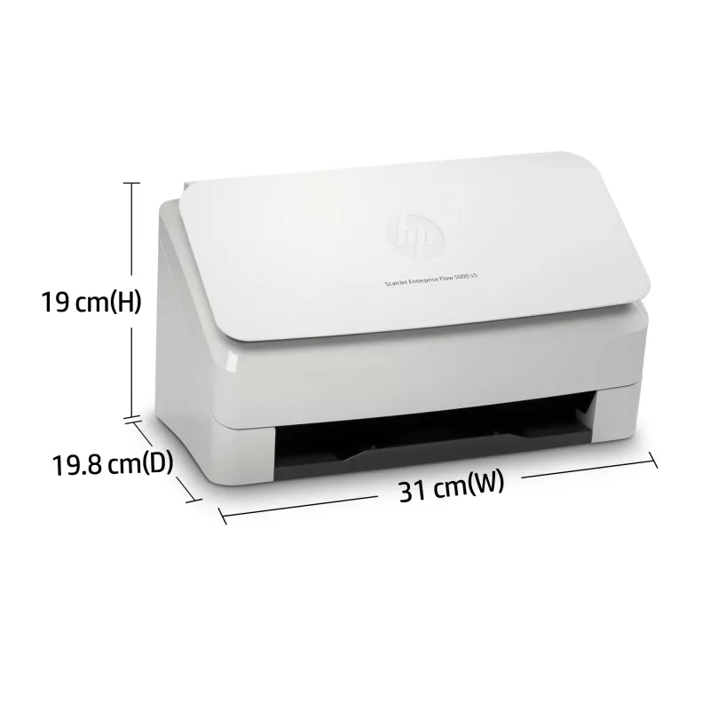 Scanner de alimentação por folhas HP Scanjet Enterprise Flow 5000 s5 600 x 600 DPI A4 branco