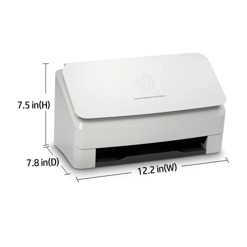 Scanner de alimentação por folhas HP Scanjet Enterprise Flow 5000 s5 600 x 600 DPI A4 branco