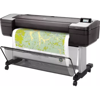 Impressora HP Designjet T1700 44 polegadas, impressão jato de tinta térmico, 2400 x 1200 DPI, HP-GL/2, TIFF, JPEG, CALS G4, URF, ciano, preto fotográfico, preto mate, magenta, amarelo, 2400 x 1200 DPI, 116 páginas por hora