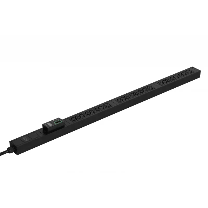 APC Easy Rack PDU, medido, 0U, 3 fases, 11 kW, 230 V, 16 A, 21 saídas C13 e 3 saídas C19, entrada IEC60309 3P+N+PE