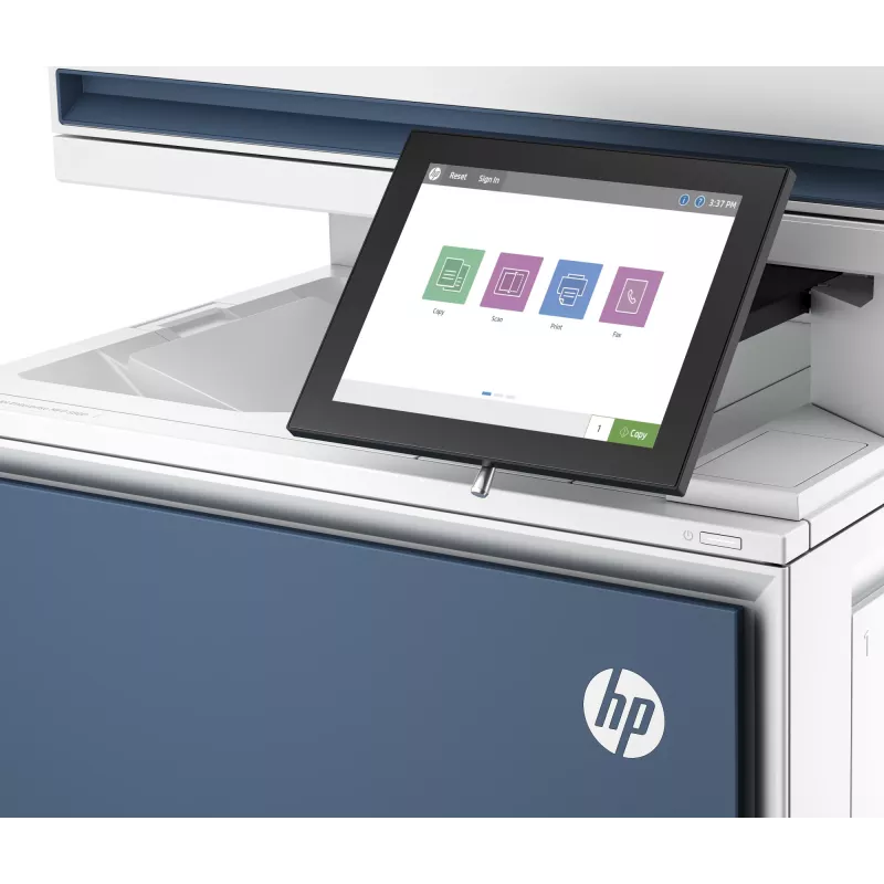 Multifunções HP LaserJet Color Enterprise MFP 5800dn impressão laser cor