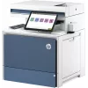 Impressora HP Color LaserJet Enterprise Flow MFP 5800zf, laser, impressão a cores, 1200 x 1200 DPI, A4, impressão direta, branco
