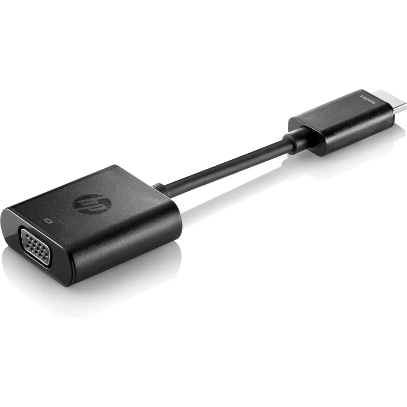 Adaptador HP HDMI para VGA, 0,045 m, HDMI, VGA (D-Sub), macho, fêmea, preto