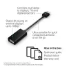 Adaptador HP HDMI para VGA, 0,045 m, HDMI, VGA (D-Sub), macho, fêmea, preto