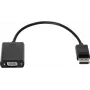 Adaptador DisplayPort para VGA HP F7W97AA