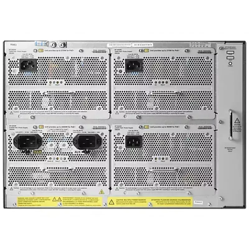 HPE Aruba 5412R zl2 chassis de switch (J9822A), gerido, modular, 7U, montável em rack, incl. 1 módulo de gestão