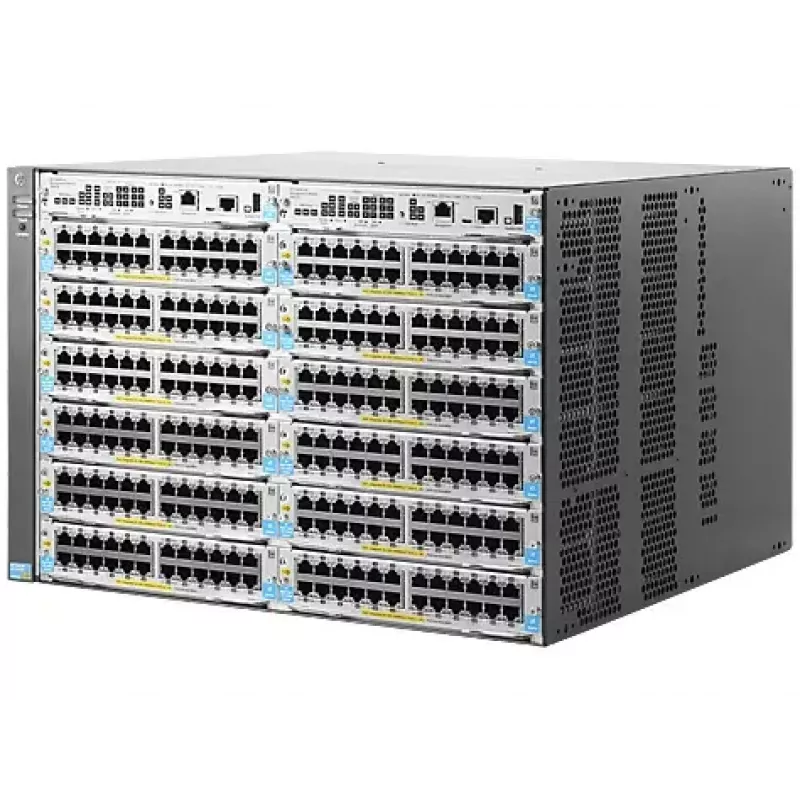 HPE Aruba 5412R zl2 chassis de switch (J9822A), gerido, modular, 7U, montável em rack, incl. 1 módulo de gestão