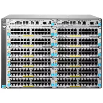 Chassis de rede HP 5412R zl2 Chassis para rack com 12 slots de módulos, suporta até 96 portas 10GbE ou 288 portas 10/100/1000 (J9822A)