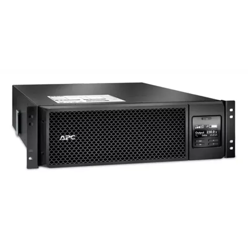 APC Smart-UPS On-Line, 5kVA, Rackmount 3U, 230V, 6x C13+4x C19 saídas IEC, placa de rede, tempo de autonomia alargado, com kit de calhas, 6 anos de garantia