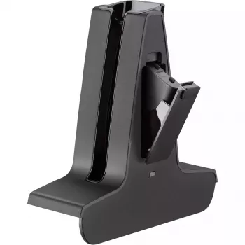 Base de carregamento Deluxe POLY Savi 8245 com bateria Suporte para telefone Preto