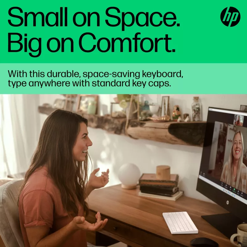 Teclado Bluetooth compacto multi-dispositivo HP 350