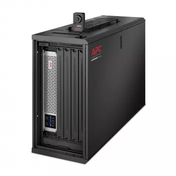 Armário de rack de parede de perfil baixo APC NetShelter 6U 230V profundidade de servidor