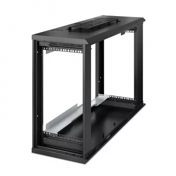 Armário de rack de parede de perfil baixo APC NetShelter 6U 230V profundidade de servidor