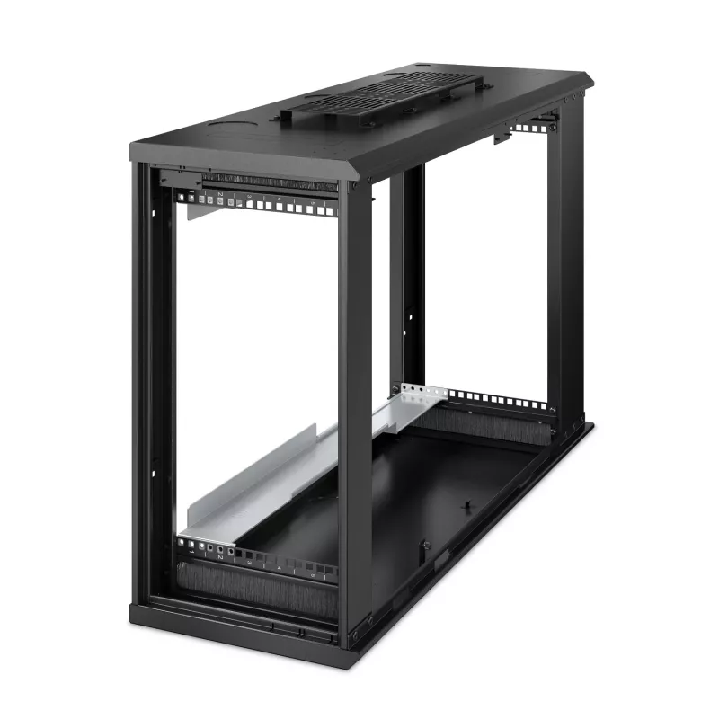 Armário de rack de parede de perfil baixo APC NetShelter 6U 230V profundidade de servidor