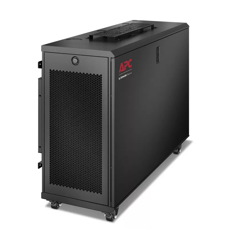 Armário de rack de parede de perfil baixo APC NetShelter 6U 230V profundidade de servidor