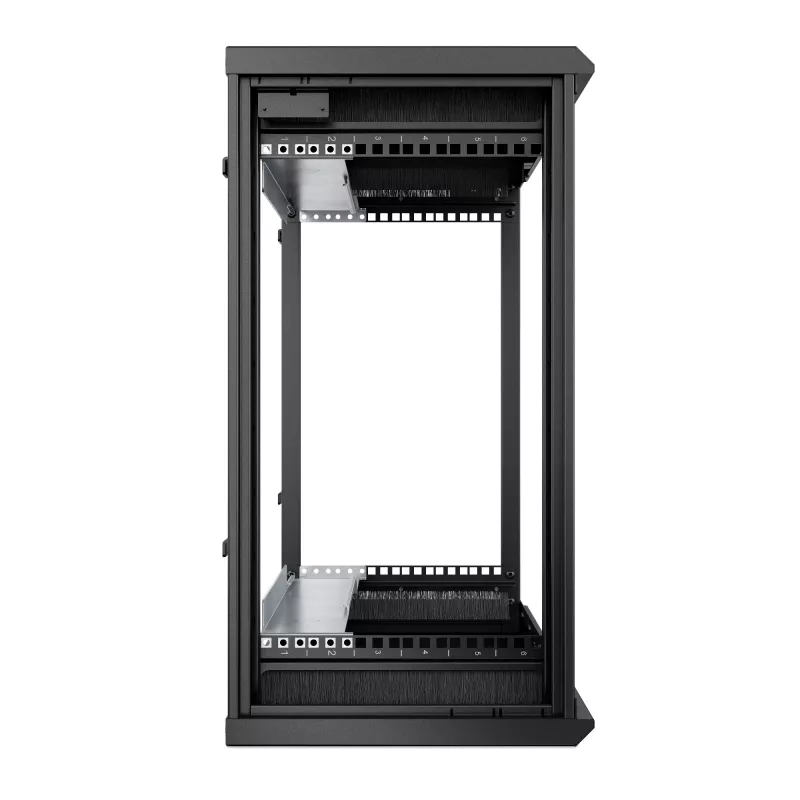 Armário de rack de parede de perfil baixo APC NetShelter 6U 230V profundidade de servidor