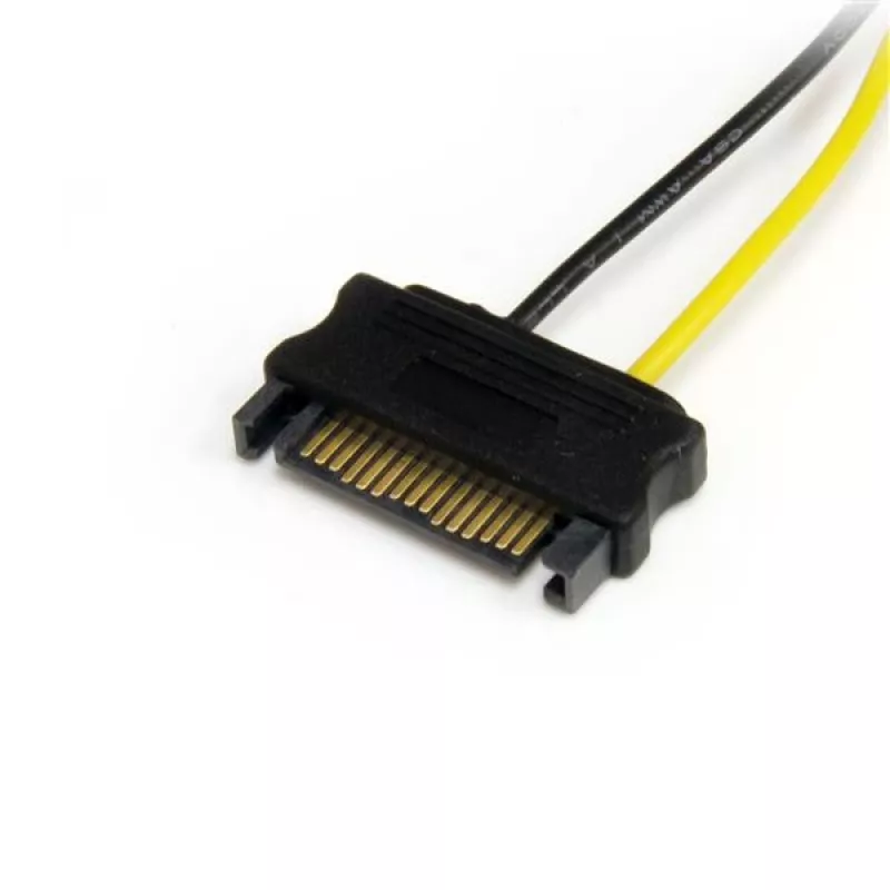 Adaptador de cabo de alimentação StarTech.com SATA de 6 polegadas para placa gráfica PCI Express de 6 pinos