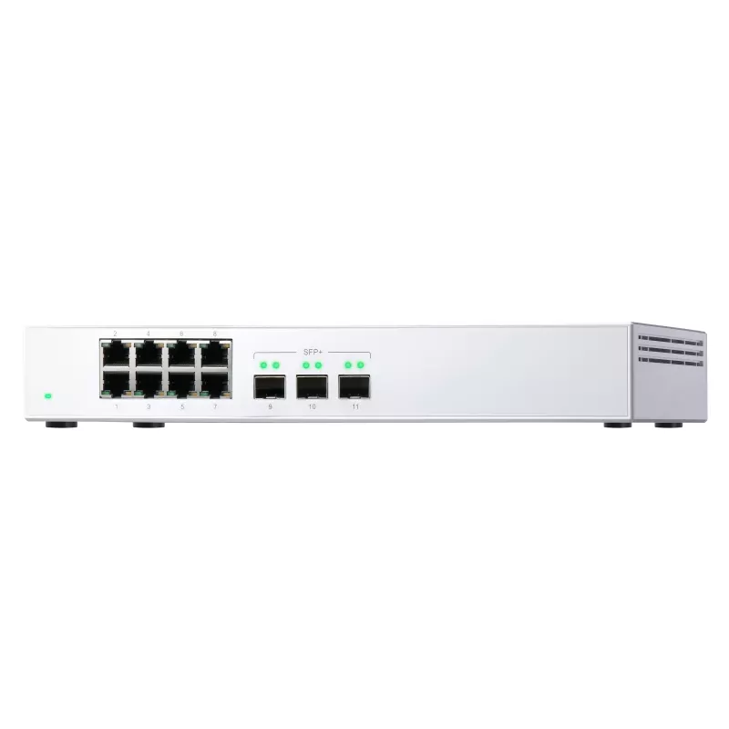 Switch de rede QNAP QSW-308S não gerido Gigabit Ethernet (10/100/1000) branco
