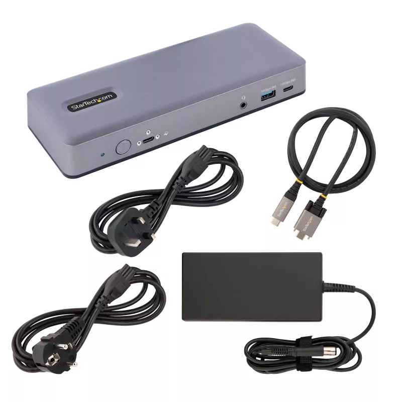 StarTech.com DK31C3MNCRUE dock para portátil/replicador de portas com fios USB 3.2 Gen 2 (3.1 Gen 2) Type-C