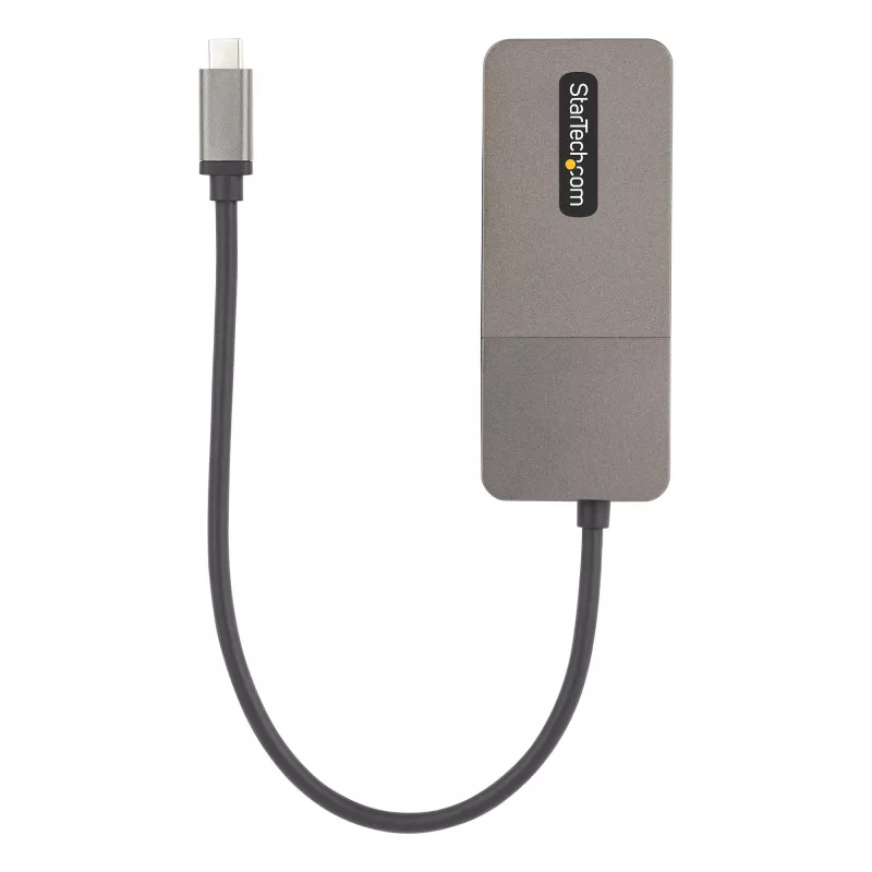 StarTech.com hub USB-C MST de 3 portas – adaptador USB Type-C para 3x HDMI multi-monitor para portátil – Triple HDMI até 4K 60Hz com DP 1.4 Alt Mode e DSC – HDR – cabo de 30 cm – apenas Windows