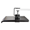 StarTech.com prateleira para teclado sob a mesa, suporte ergonómico de teclado com fixação, até 12 kg, prateleira retrátil para teclado e rato com grampos em C, prateleira de teclado com altura ajustável (100/120/140 mm)