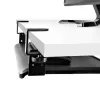 StarTech.com prateleira para teclado sob a mesa, suporte ergonómico de teclado com fixação, até 12 kg, prateleira retrátil para teclado e rato com grampos em C, prateleira de teclado com altura ajustável (100/120/140 mm)