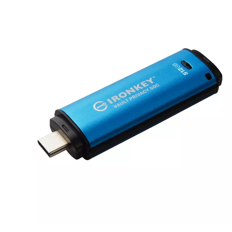 Kingston Technology IronKey 512 GB USB-C Vault Privacy 50C encriptado AES-256, FIPS 197