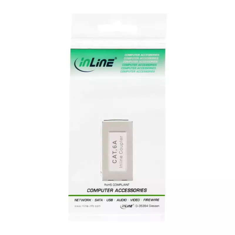 InLine adaptador modular RJ11 6P4C fêmea / fêmea 69999C